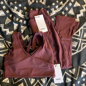 GymShark Studio Set in Winter Berry